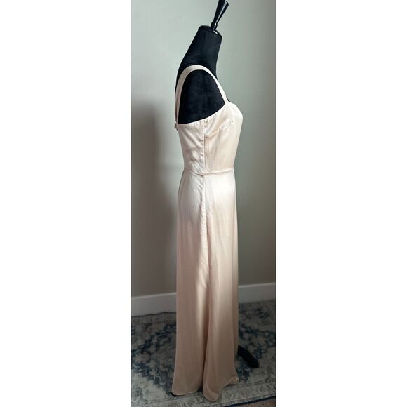 REFORMATION Women's Isolene Satin Grand Cru Sleeveless Maxi Dress ES Size 10 - Picture 5 of 9